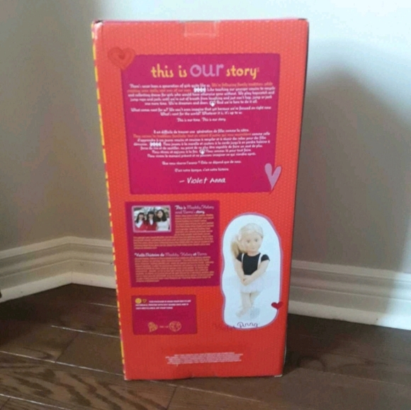 BNIB 18" Our Generation doll Violet Anna ballerina - Picture 3 of 3